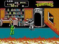 une photo d'Ã©cran de Teenage Mutant Hero Turtles II - The Arcade Game sur Nintendo Nes